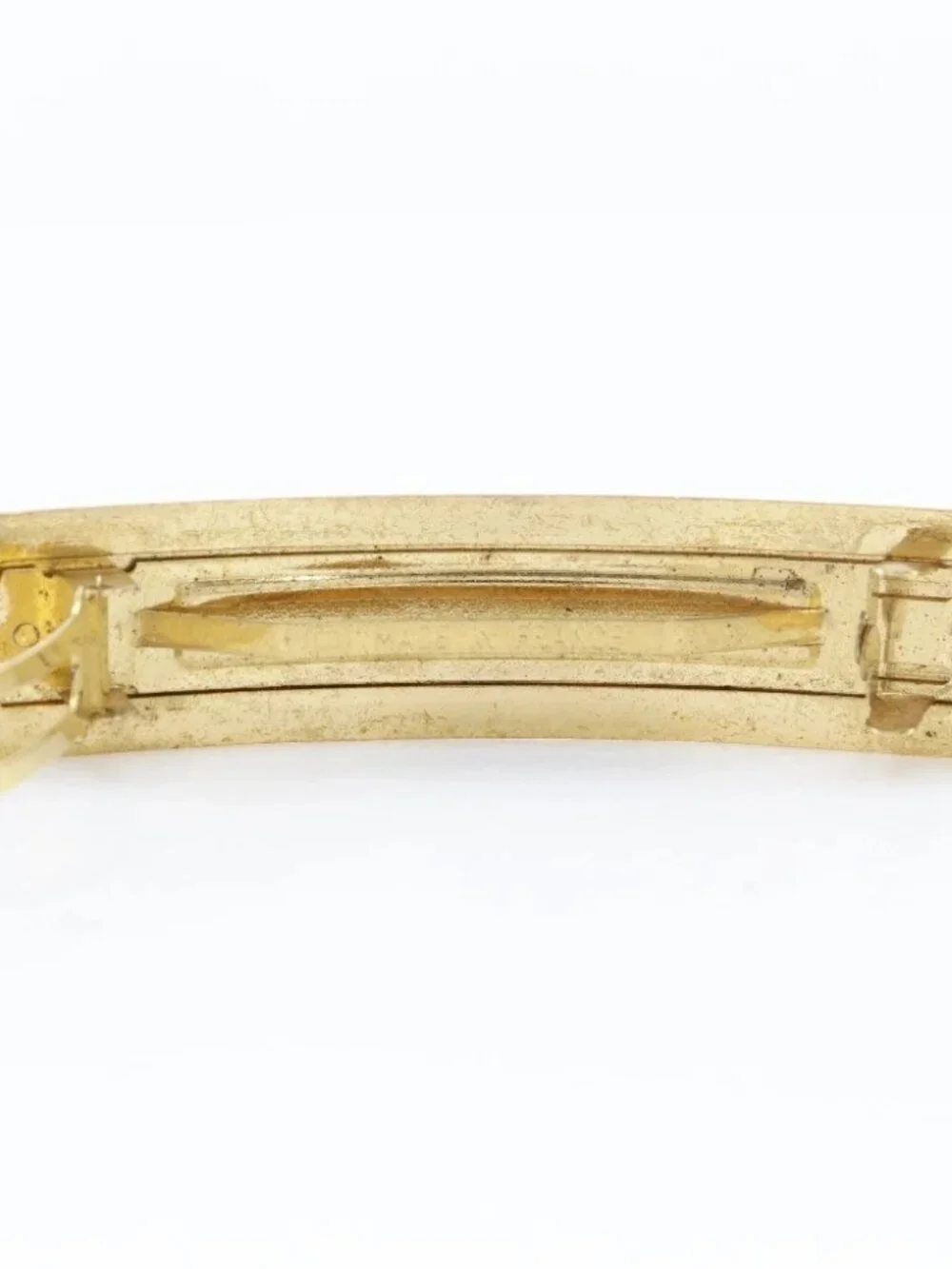 CHANEL Valletta logo vintage gold Plated Gold Women